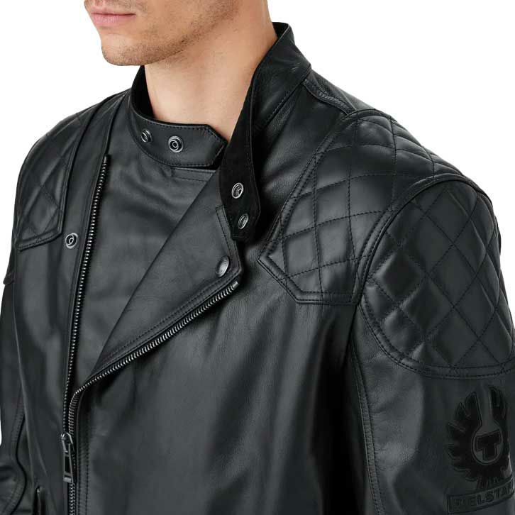 BELSTAFF｜アイビー モーターサイクル ジャケット｜レザー｜ブラック｜モデル着用