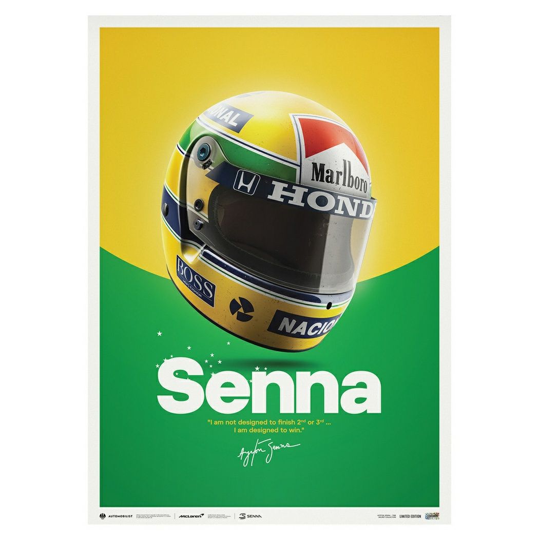 AYRTON SENNA HELMET SAN MARINO GP 1988 リミテッド