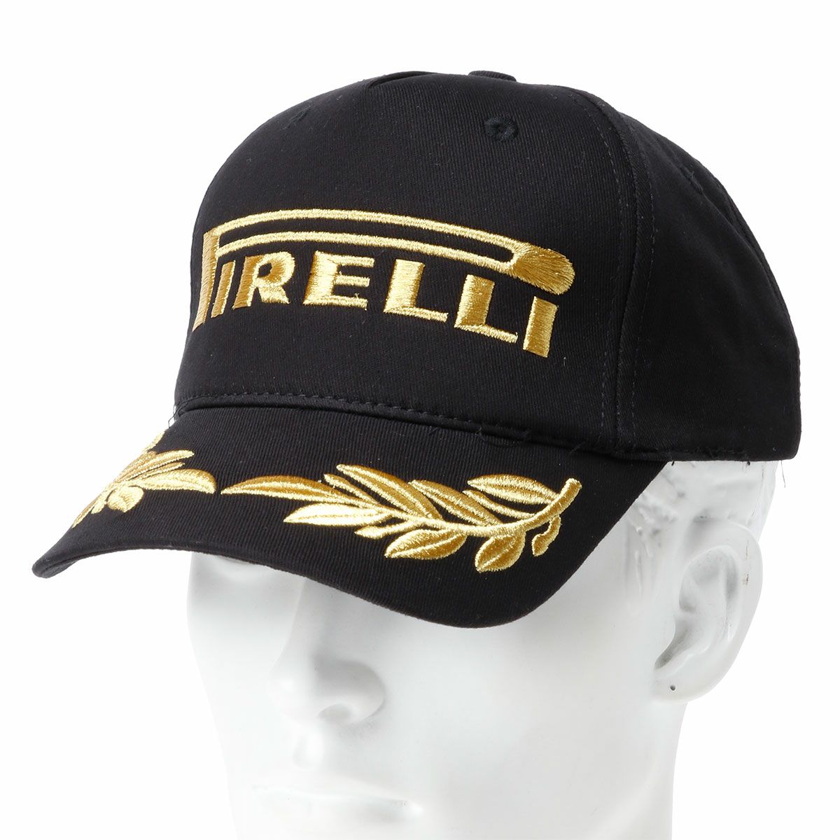 PIRELLI｜ピレリ ポディウムキャップ GOLD EDITION｜帽子｜ブラック