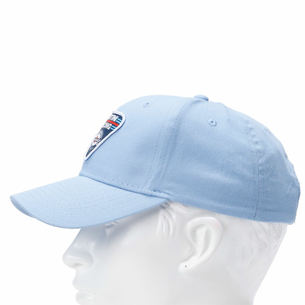 MARTINI RACING｜マルティニ レーシング インターナショナル クラブ キャップ｜帽子｜パールブルー｜着用