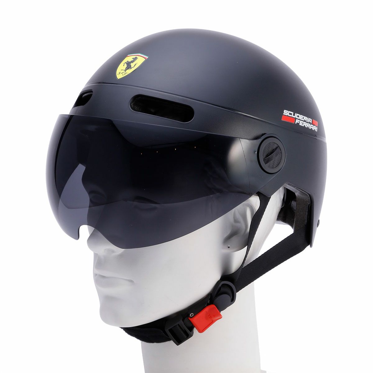 Ferrari｜スクーデリア フェラーリ アーバン ヘルメット｜ヘルメット｜ブラック｜着用