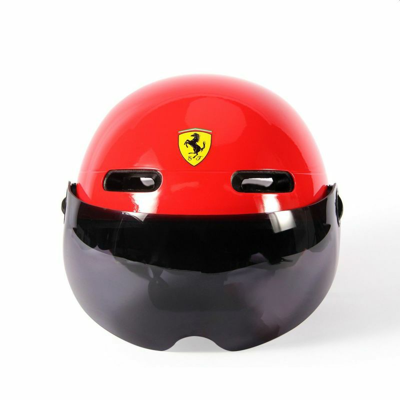 Ferrari｜スクーデリア フェラーリ アーバン ヘルメット｜ヘルメット｜レッド｜着用