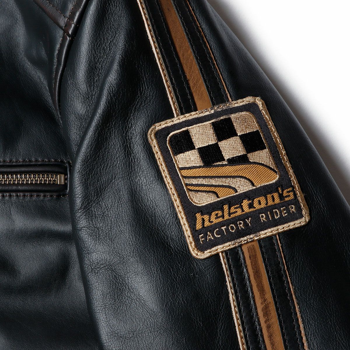 helstons｜エース オールディーズ レザー ジャケット｜ブラウン