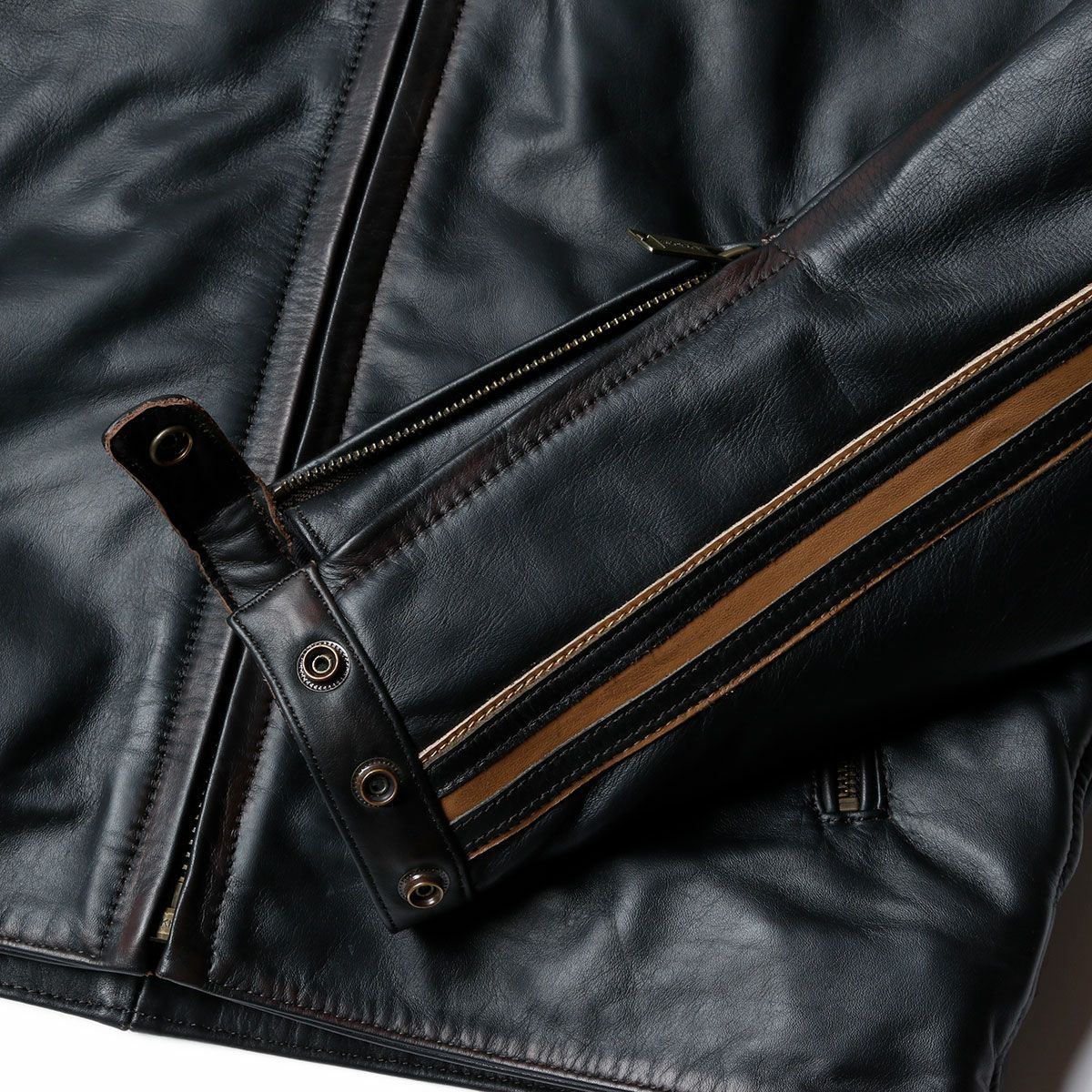 helstons｜エース オールディーズ レザー ジャケット｜ブラウン