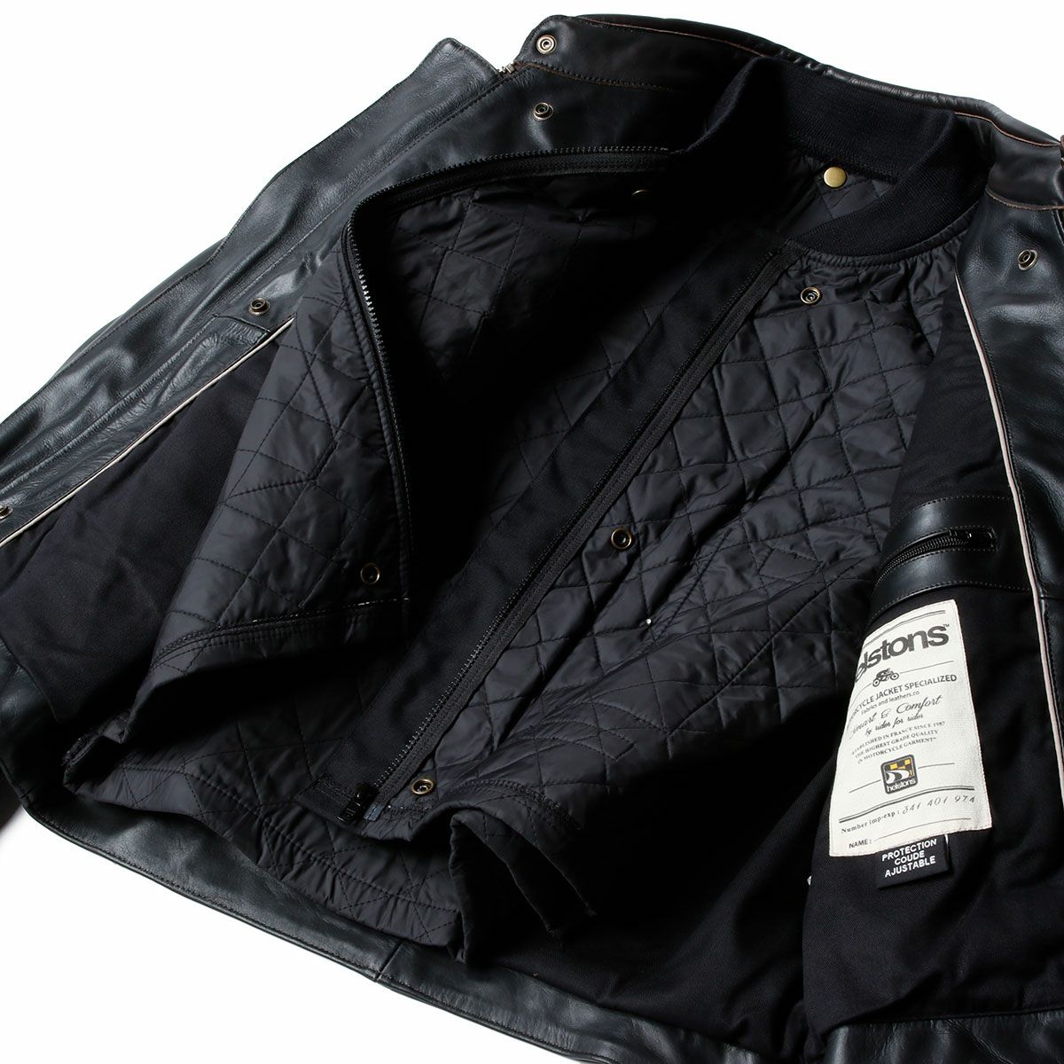 helstons｜エース オールディーズ レザー ジャケット｜ブラウン