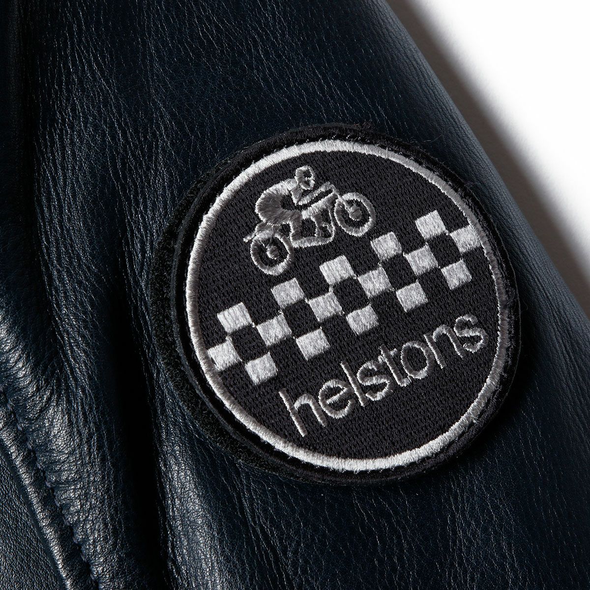 helstons｜インディ レザー ジャケット｜ブルー