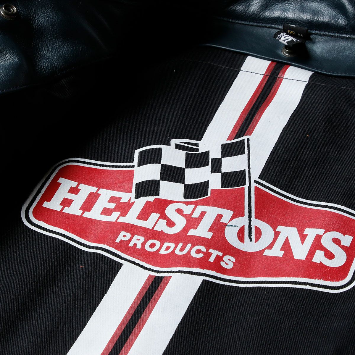 helstons｜インディ レザー ジャケット｜ブルー