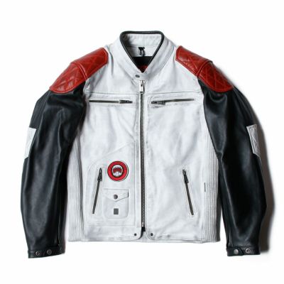 helstons｜トラッカー レザー ジャケット｜