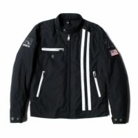 helstons｜コブラ スネーク ジャケット｜ファブリック｜ブラック