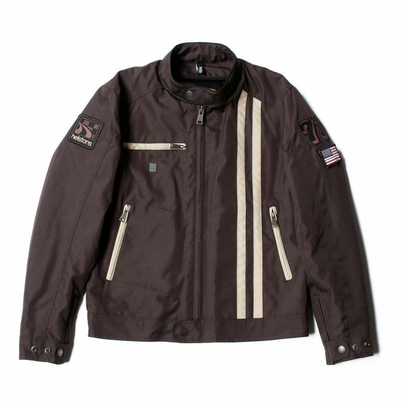 ｃhelstons｜コブラ スネーク ジャケット｜ファブリック｜ブラウン