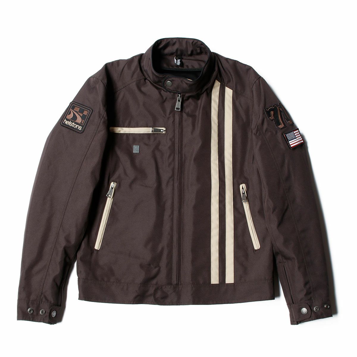 ｃhelstons｜コブラ スネーク ジャケット｜ファブリック｜ブラウン