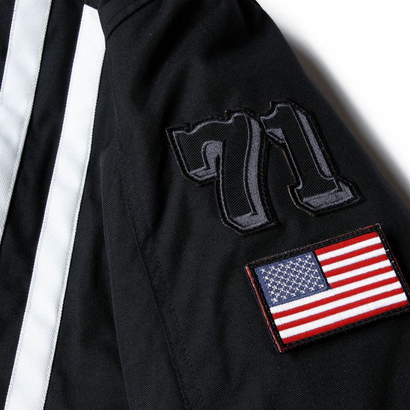 helstons｜コブラ スネーク ジャケット｜ファブリック｜ブラック