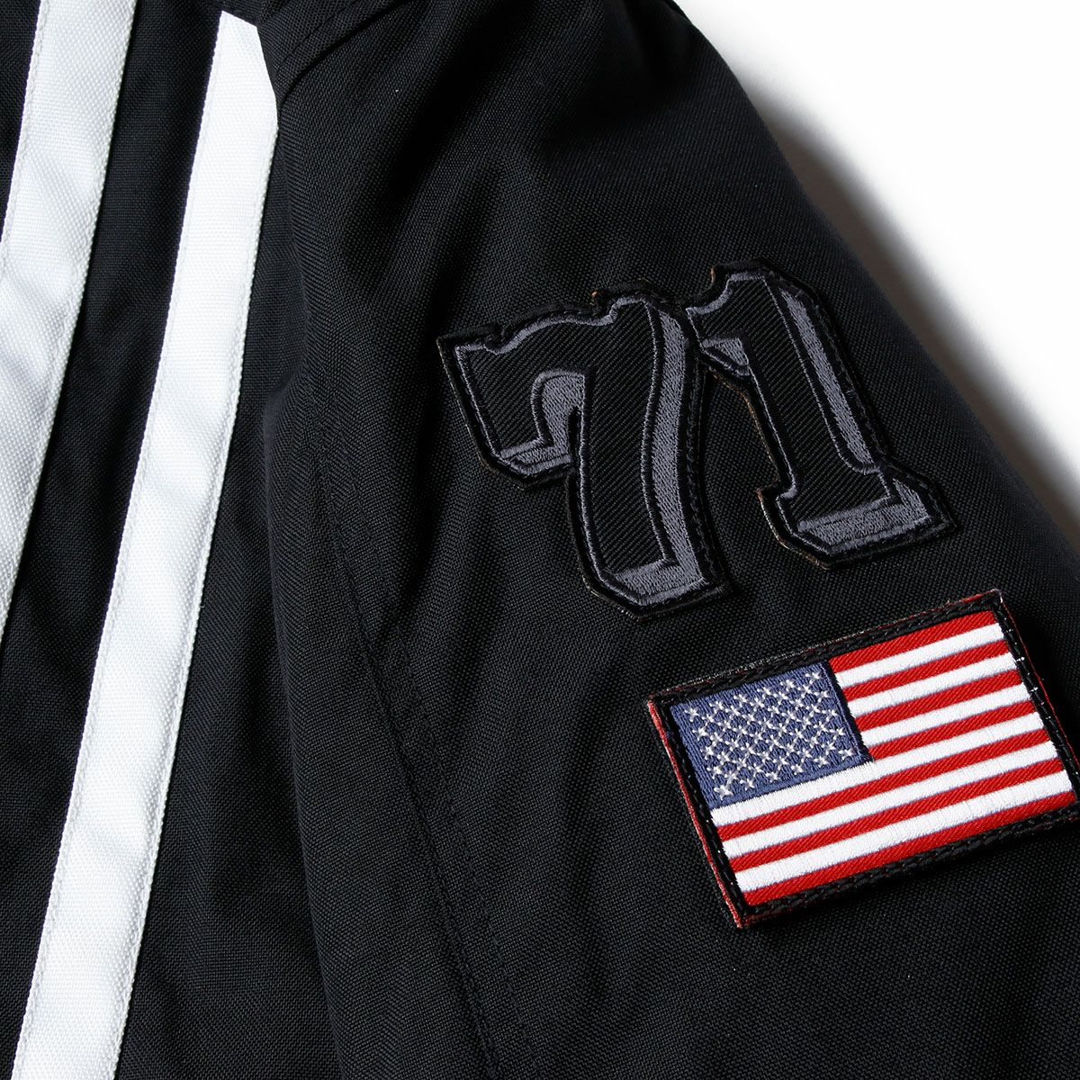 helstons｜コブラ スネーク ジャケット｜ファブリック｜ブラック