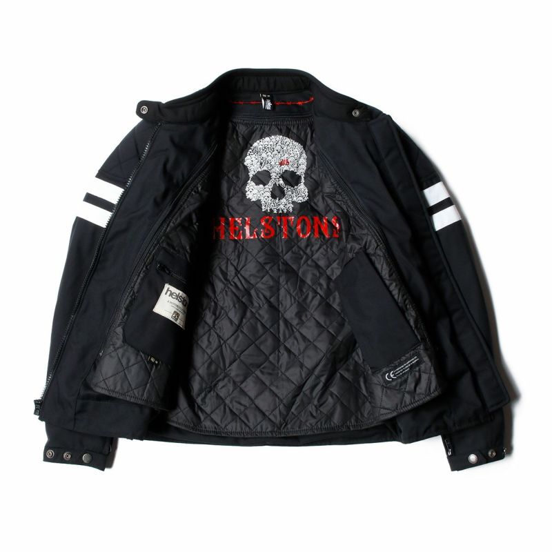 helstons｜レディース タルガ ジャケット｜ファブリック｜ブラック