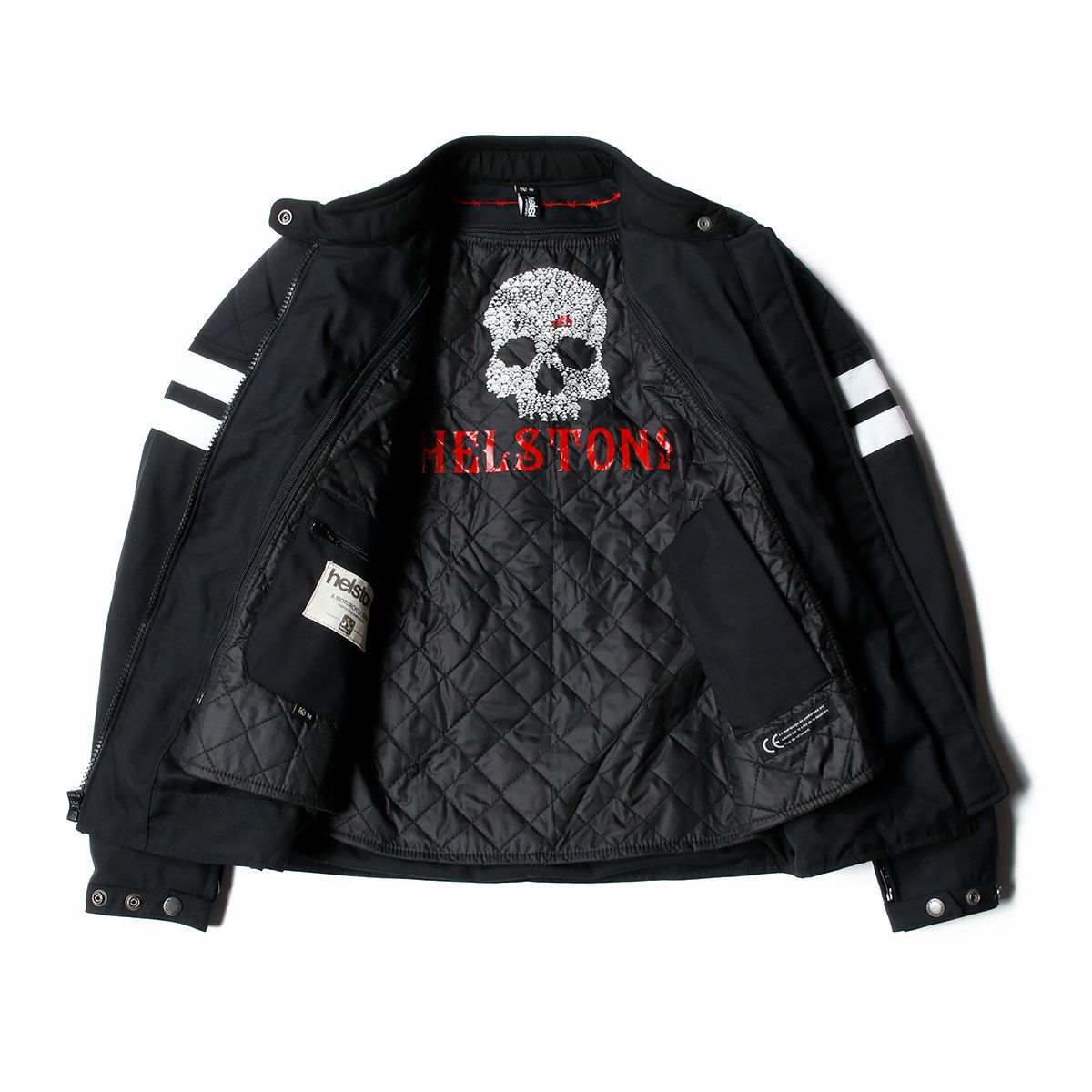 helstons｜レディース タルガ ジャケット｜ファブリック｜ブラック