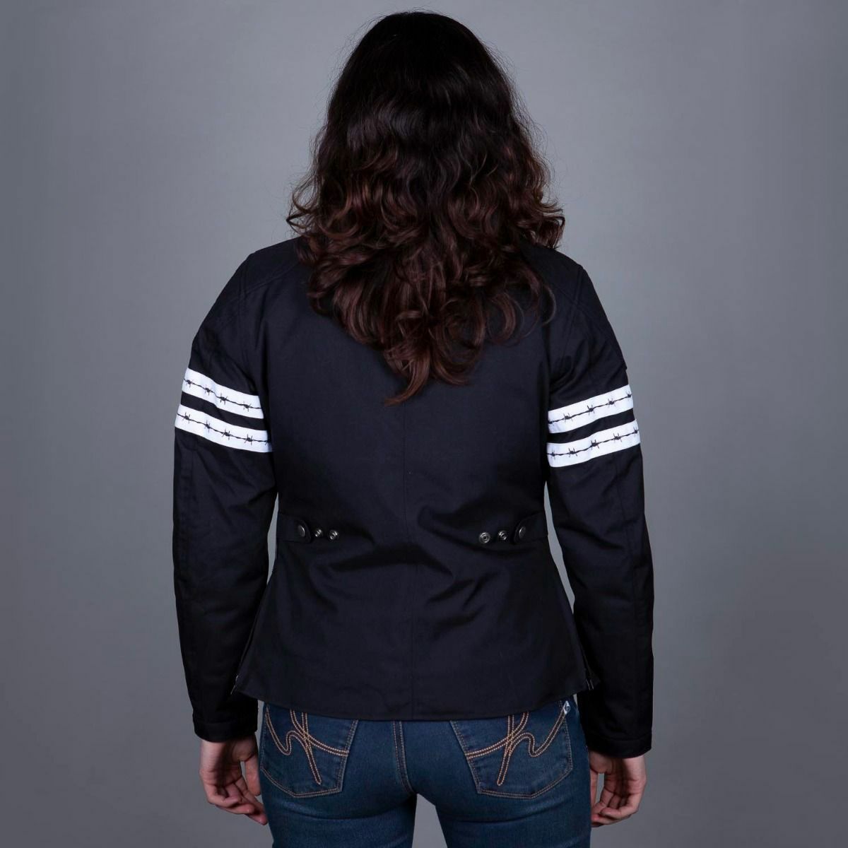 helstons｜レディース タルガ ジャケット｜ファブリック｜ブラック