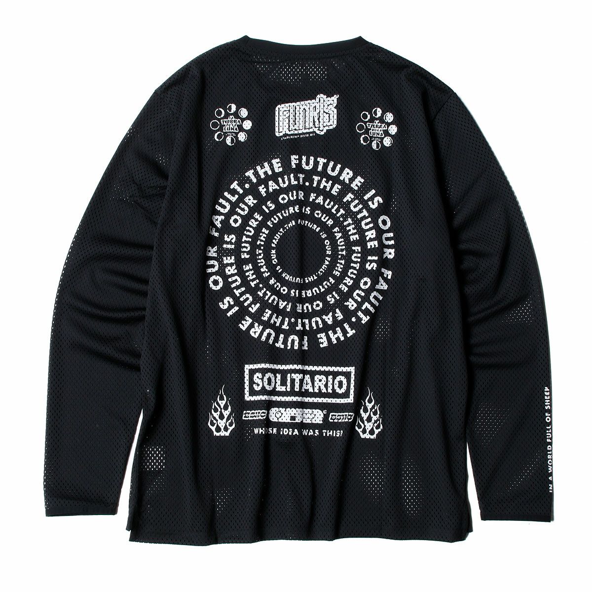 El Solitario｜ファンリス MX ヘビーデューティ ジャージ x オーナメントコニファー｜MXジャージ｜ブラック