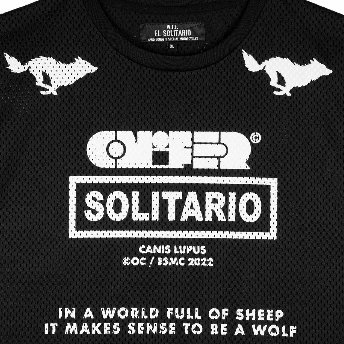 El Solitario｜ファンリス MX ヘビーデューティ ジャージ x オーナメントコニファー｜MXジャージ｜ブラック