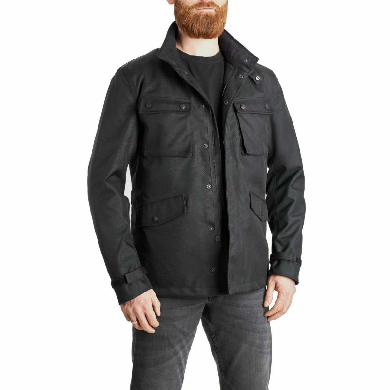 PANDO MOTO｜M65 WP ジャケット ｜ファブリック｜ブラック｜モデル着用