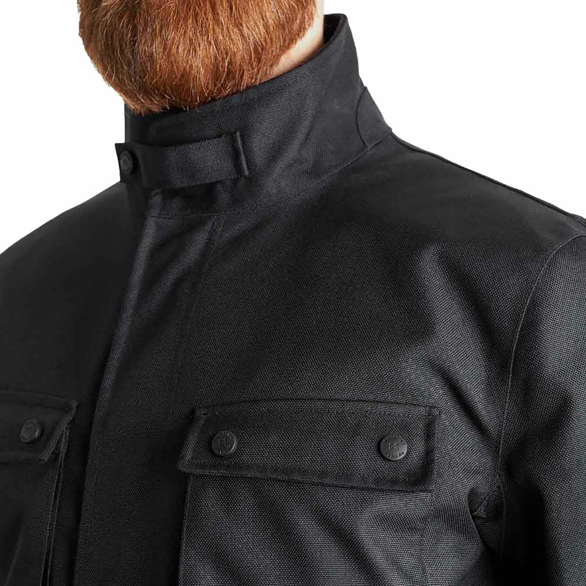 PANDO MOTO｜M65 WP ジャケット ｜ファブリック｜ブラック｜モデル着用