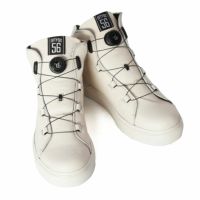 56design｜フィフティシックス レザー ライディング シューズ｜スニーカータイプ｜アイボリー