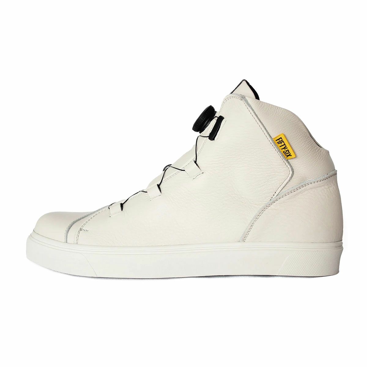 56design｜フィフティシックス レザー ライディング シューズ｜スニーカータイプ｜アイボリー