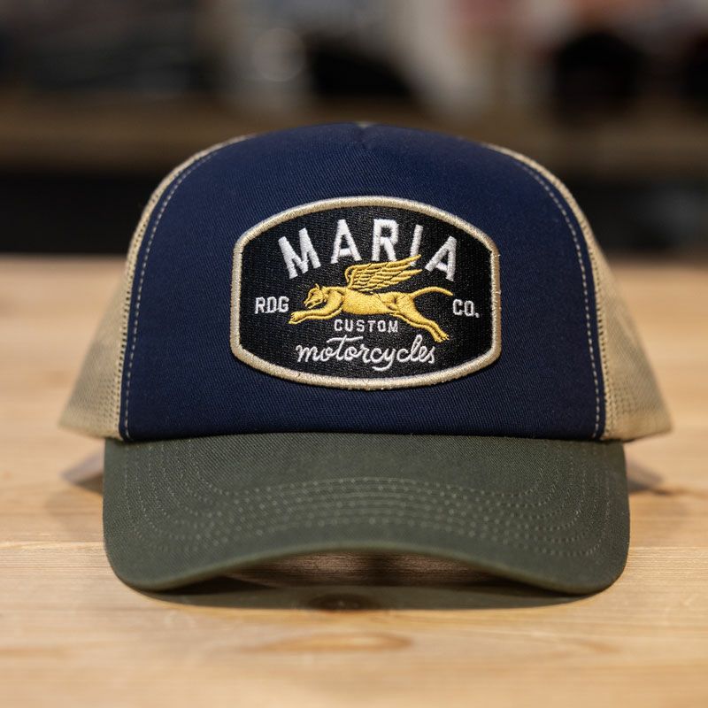 Maria Riding Company｜フライング パンサー トラッカー キャップ｜帽子｜ベージュ