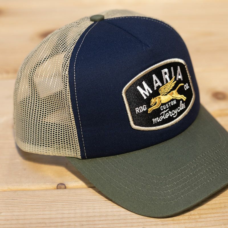 Maria Riding Company｜フライング パンサー トラッカー キャップ｜帽子｜ベージュ