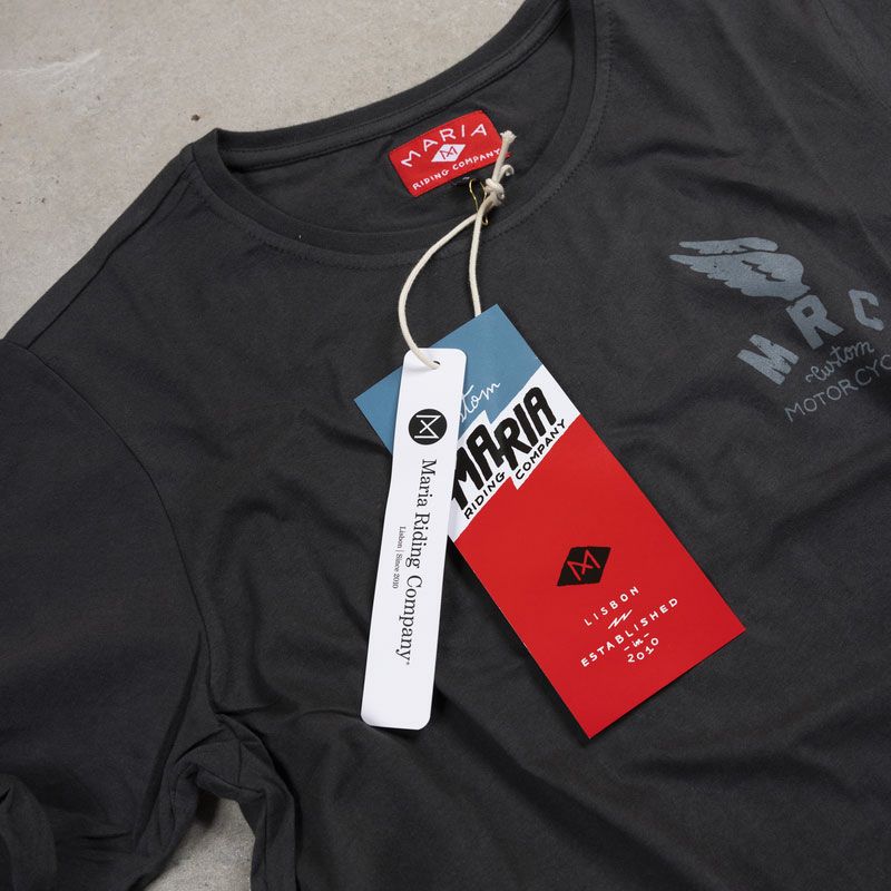 Maria Riding Company｜36 ウィング ウーマン Tシャツ｜ダークグレー