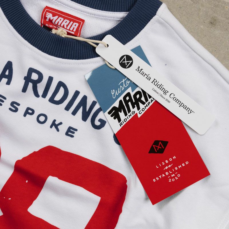 Maria Riding Company｜ブラーヴァ ウーマン スウェットシャツ｜ホワイト