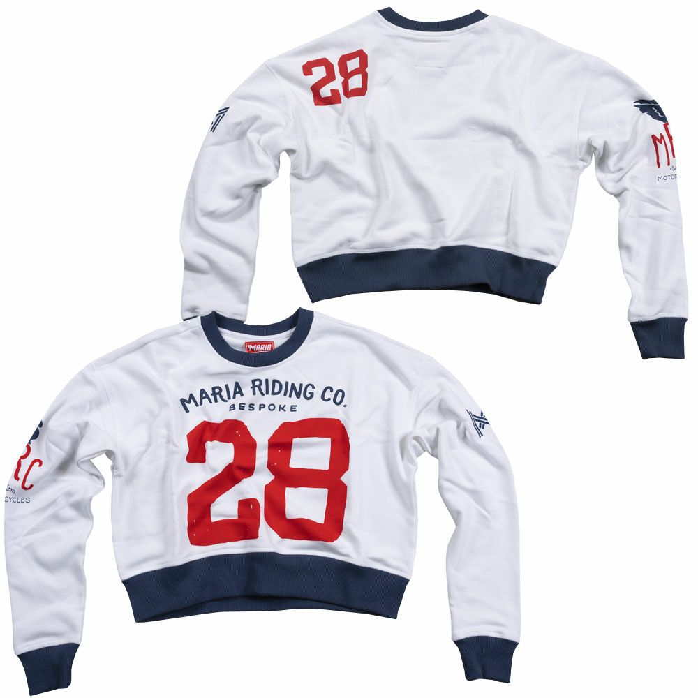 Maria Riding Company｜ブラーヴァ ウーマン スウェットシャツ｜ホワイト｜