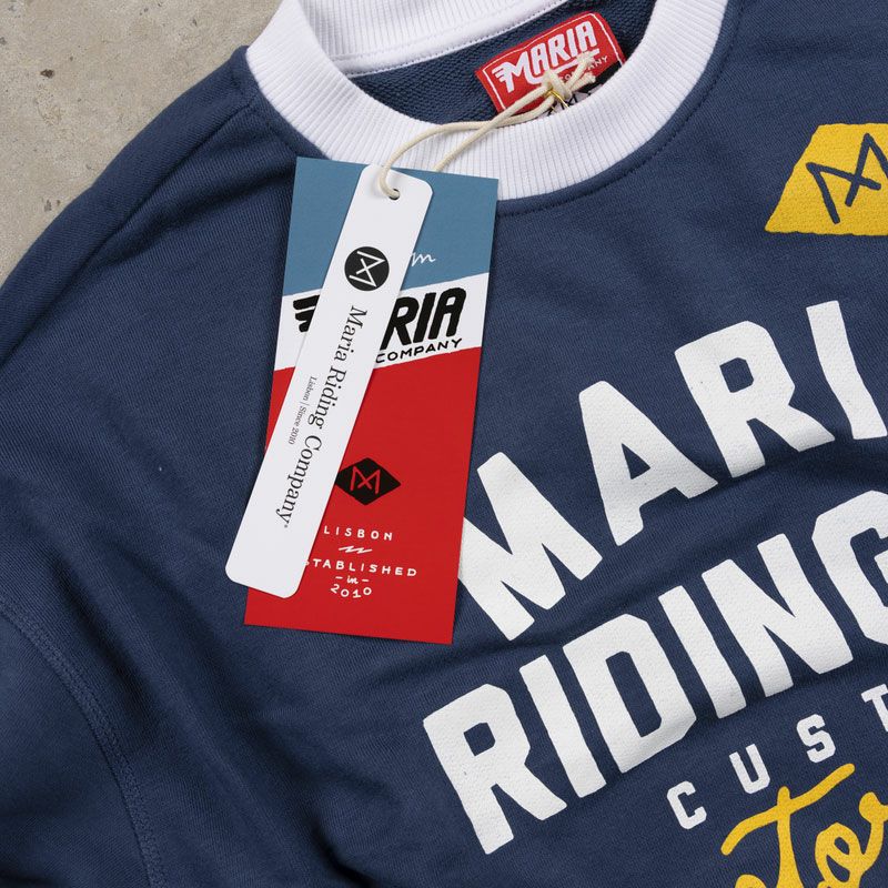 Maria Riding Company｜ブラーヴァ ウーマン スウェットシャツ｜ネイビーブルー