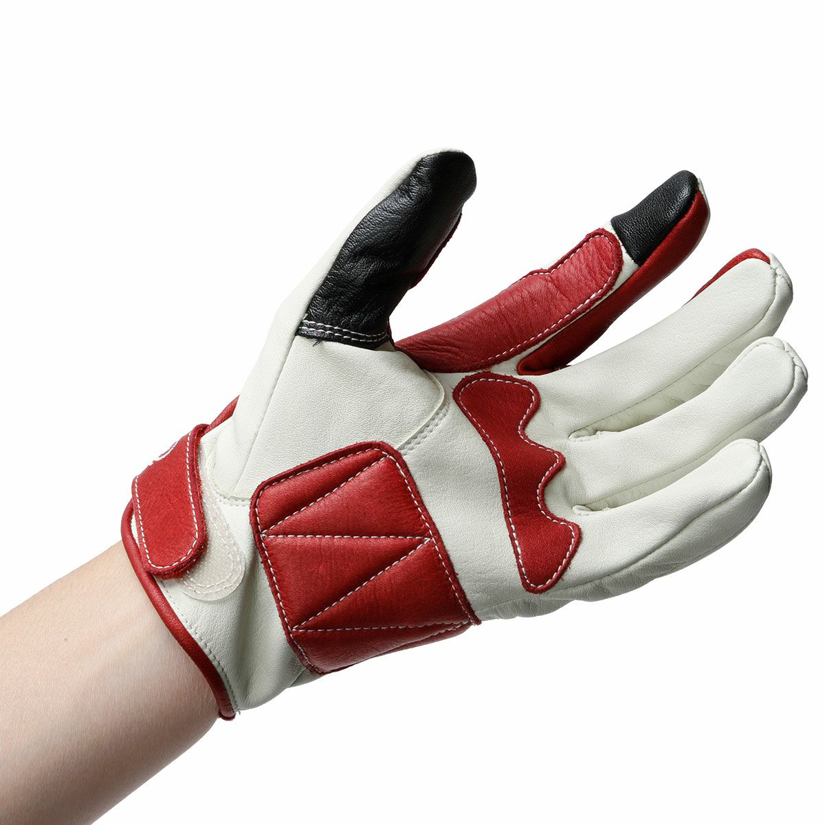 SHINICHIRO ARAKAWA｜アルピ リカモ｜3シーズン｜アイボリー×ボルドー｜モデル着用