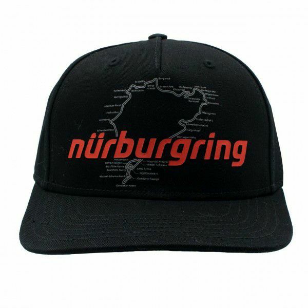 Nurburgring｜ニュルブルクリンク Racetrack キャップ｜帽子｜ブラック