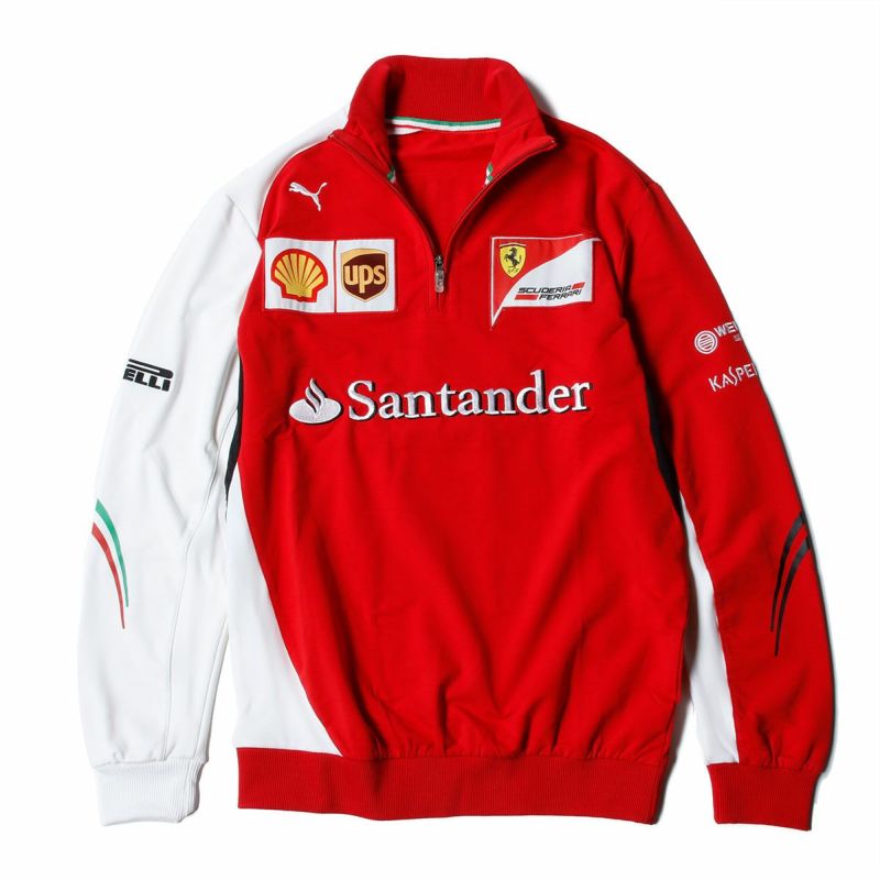 ONLY ONE LEGEND COLLECTION｜スクーデリア フェラーリ 2014 チーム支給品 ハーフジップ セーター｜ニット