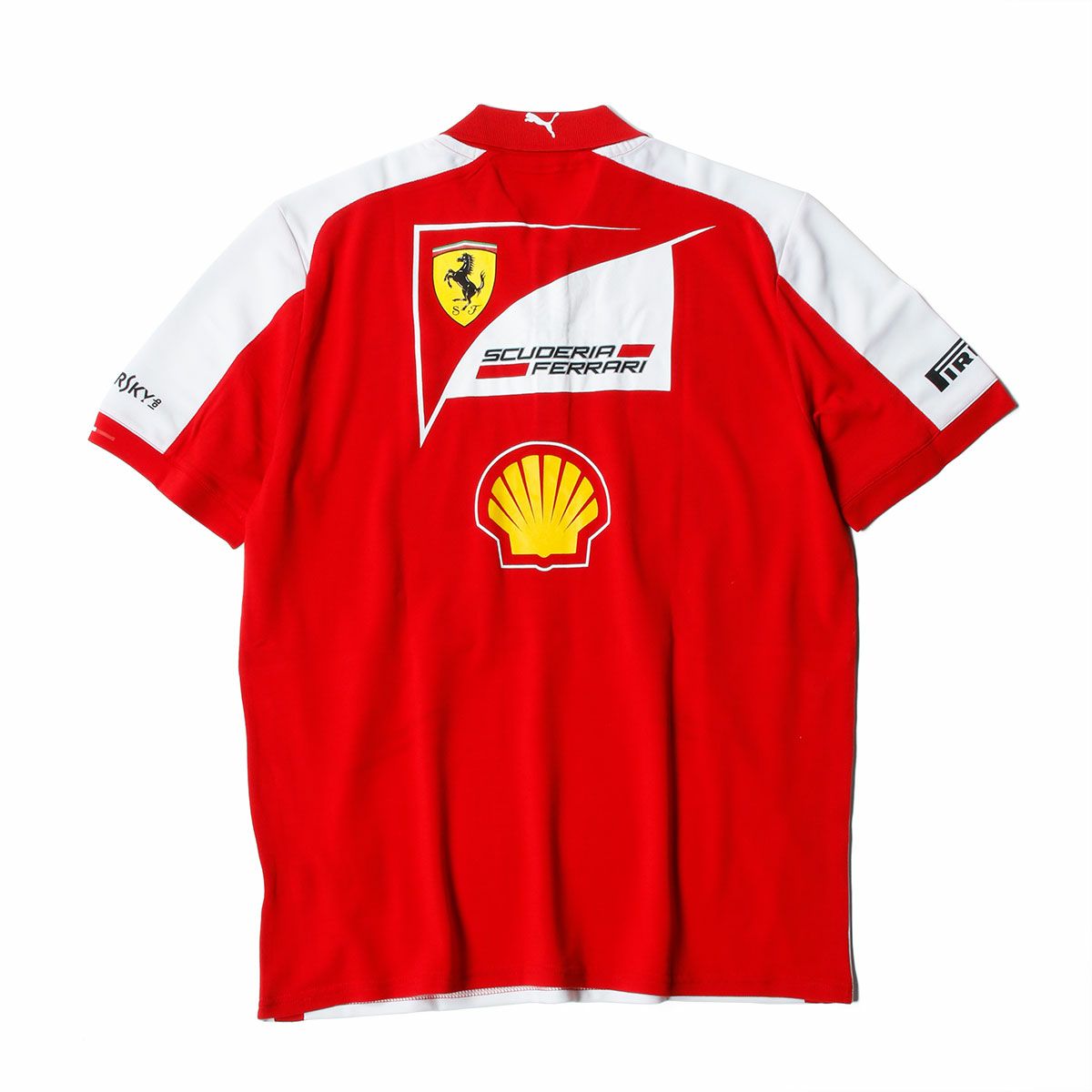 ONLY ONE LEGEND COLLECTION｜スクーデリア フェラーリ 2013 チーム支給品 ポロシャツ｜レッド