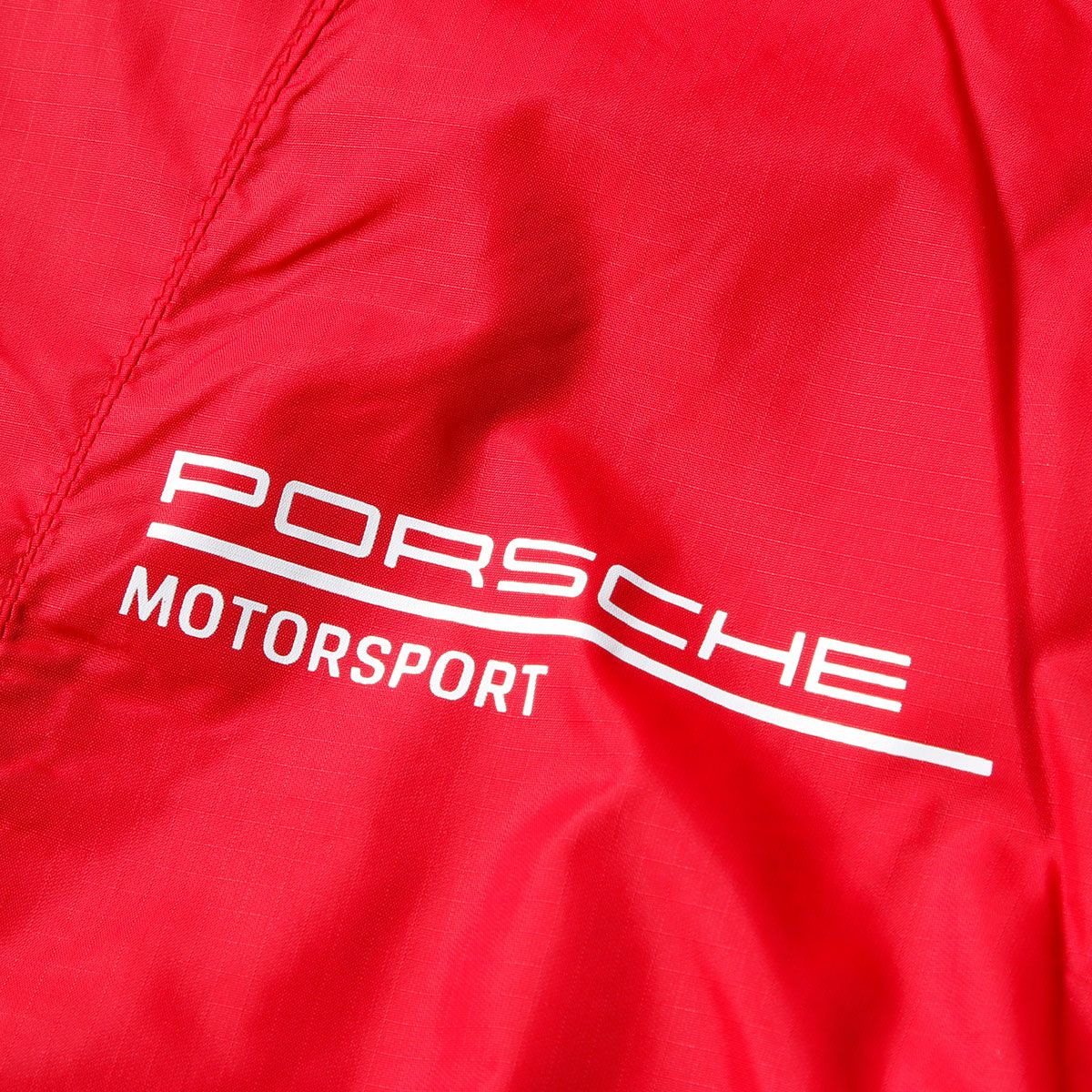 PORSCHE｜ポルシェ モータースポーツ ウィンドブレーカー｜ブラック×レッド