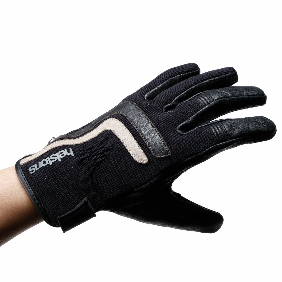 helstons｜ジェフ グローブ｜3シーズン｜ブラック｜モデル着用