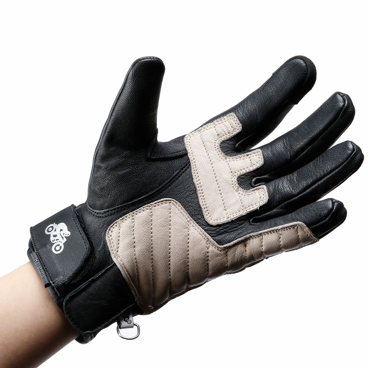 helstons｜ジェフ グローブ｜3シーズン｜ブラック｜モデル着用