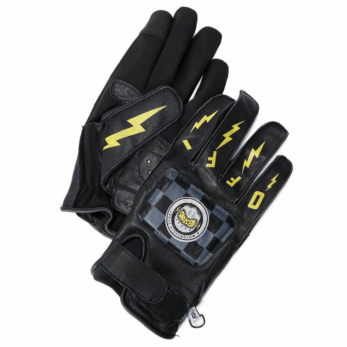 helstons｜ロゴ グローブ｜3シーズン｜ブラック