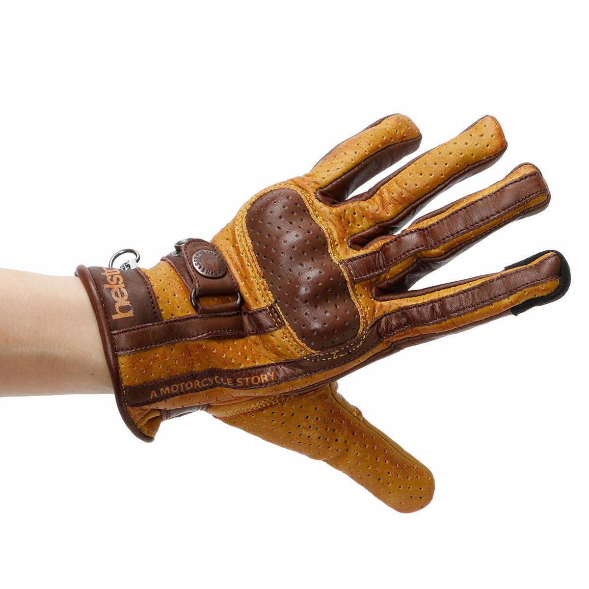 helstons｜タニタ エア グローブ レディ｜サマー｜ゴールド×ブラウン