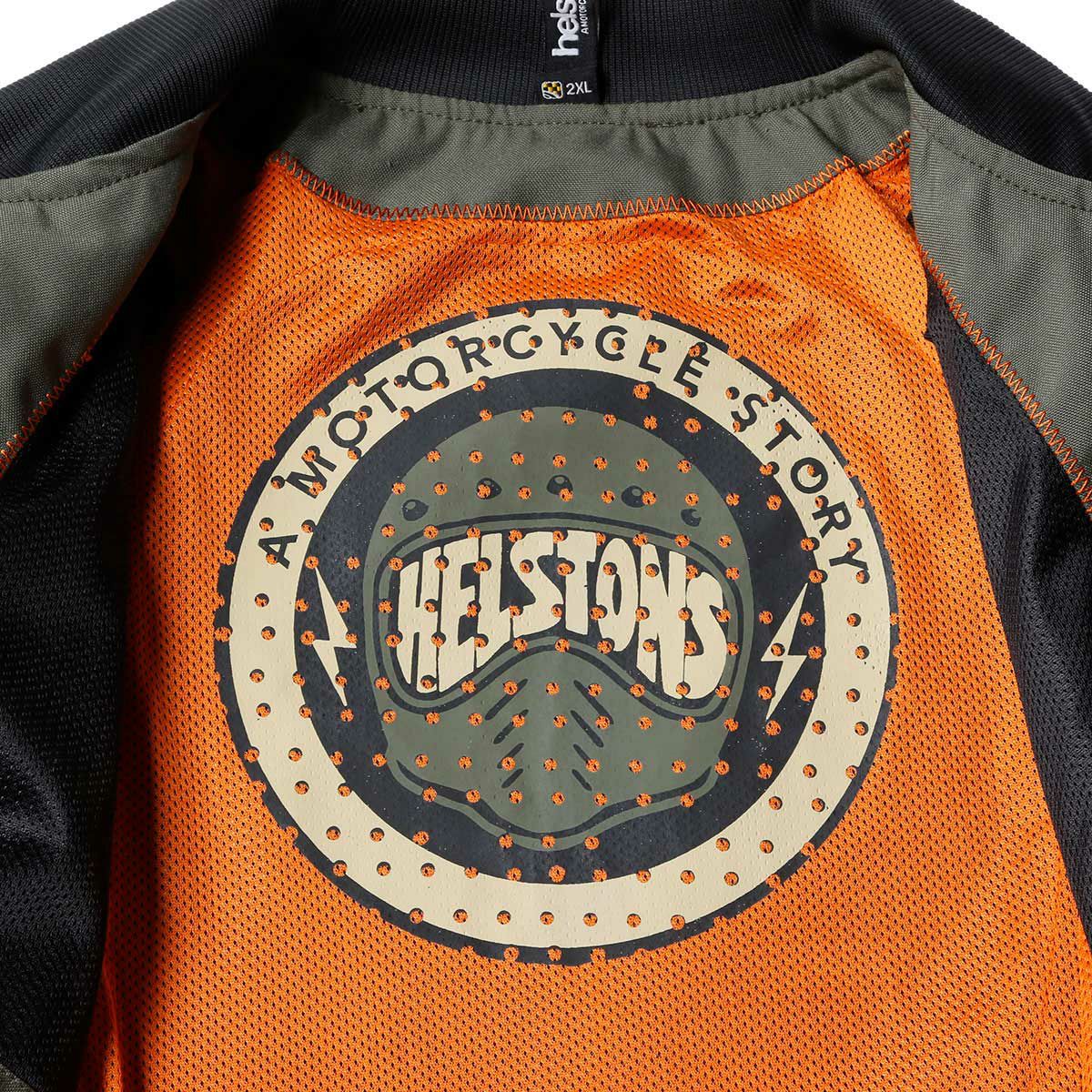 helstons｜エリス エア メッシュ ジャケット｜カーキ