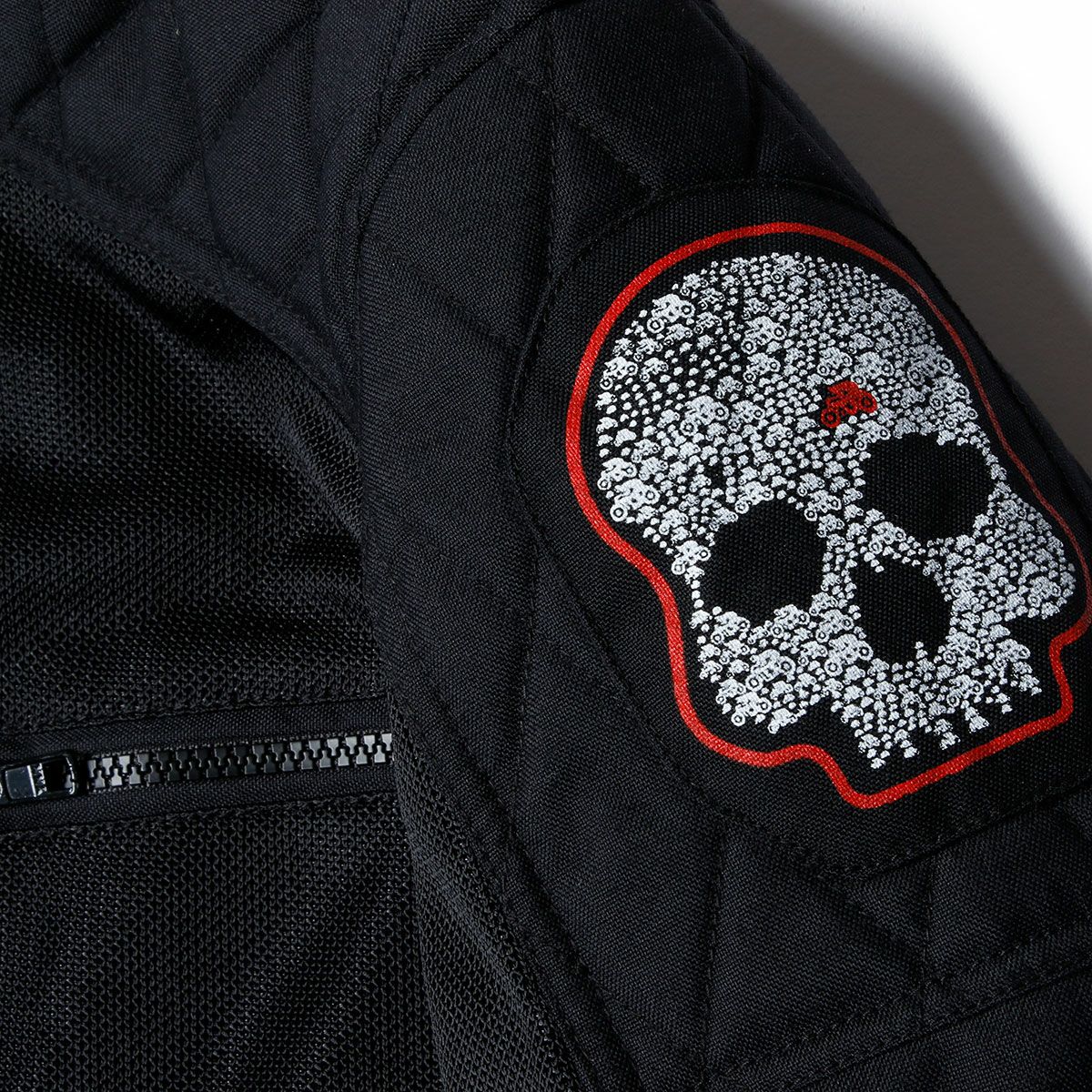 helstons｜レディース ウィドウ エア メッシュ ジャケット｜ブラック