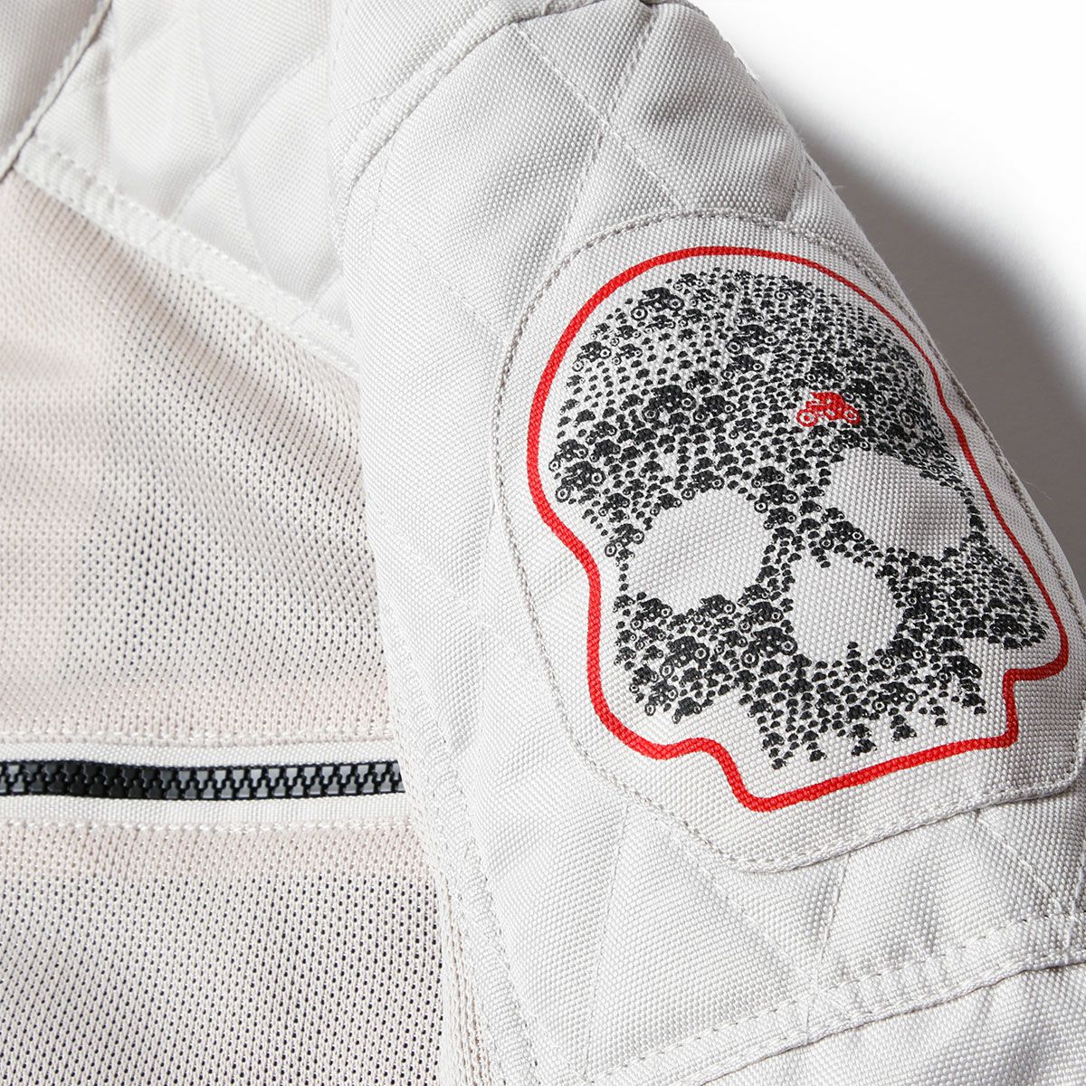 helstons｜レディース ウィドウ エア メッシュ ジャケット｜シルバー