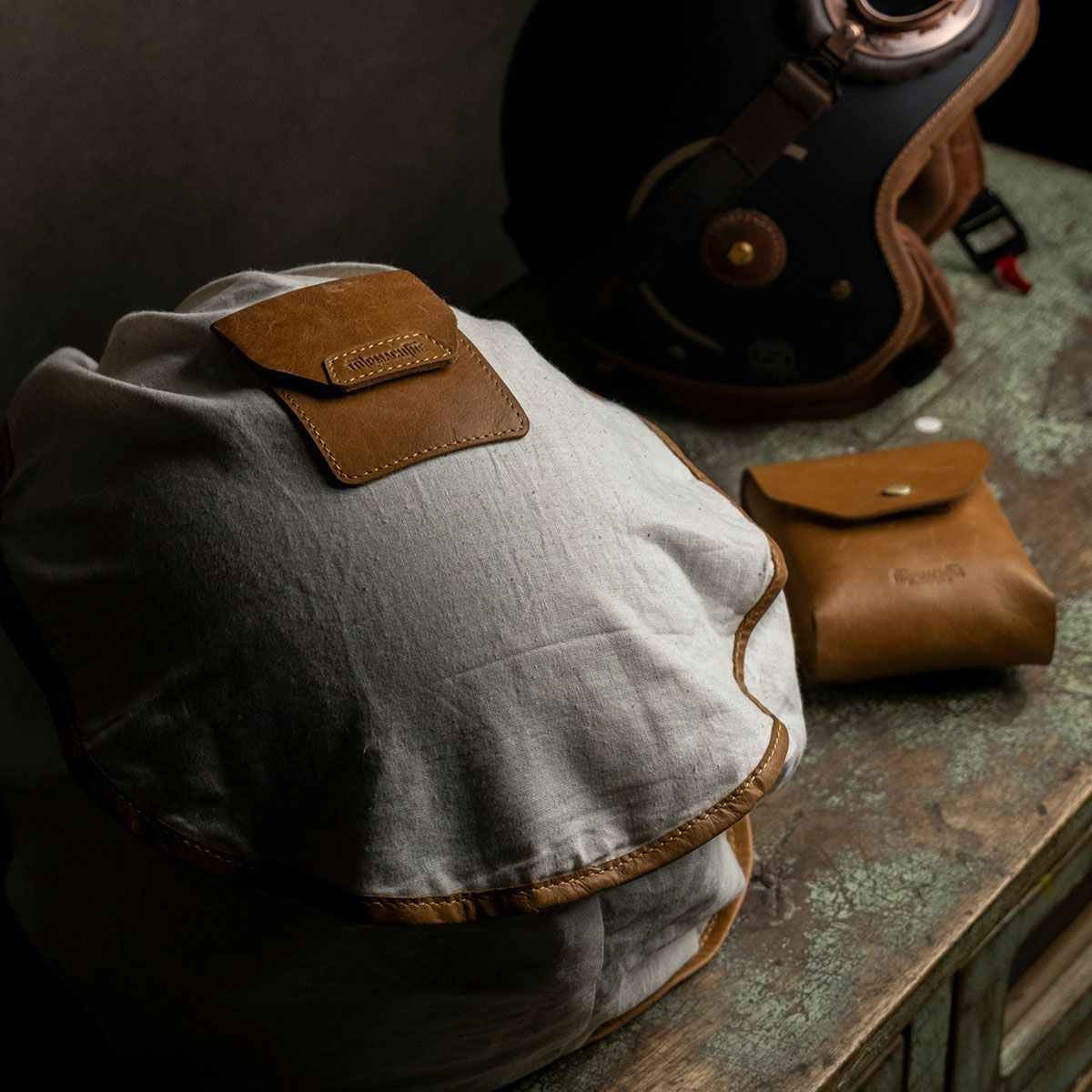 Trip Machine｜トゥルーパー ヘルメット バッグ｜その他バッグ｜ヴィンテージタン