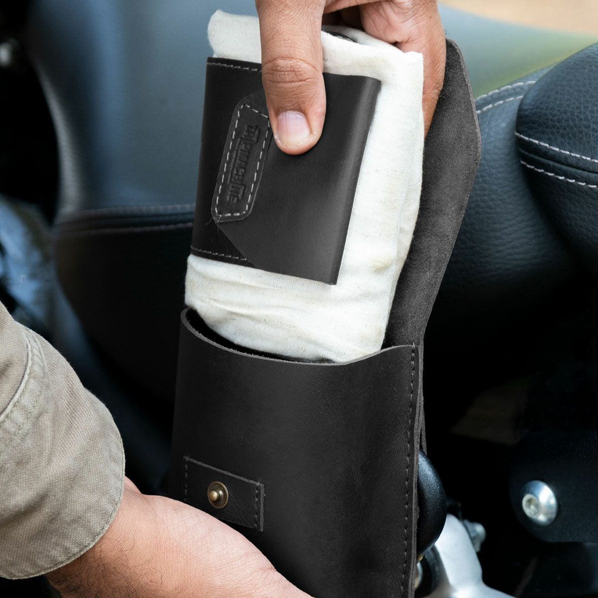 Trip Machine｜トゥルーパー ヘルメット バッグ｜その他バッグ｜ブラック｜使用イメージ