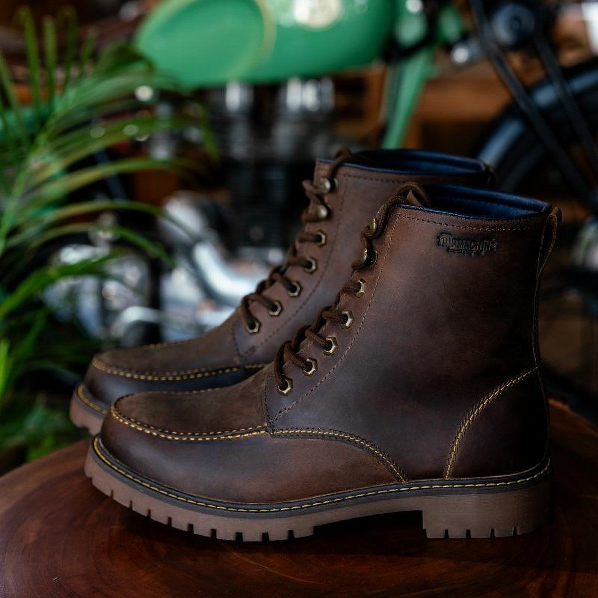 Trip Machine｜ブーツ モックトゥー｜ブーツタイプ｜コーヒーブラウン