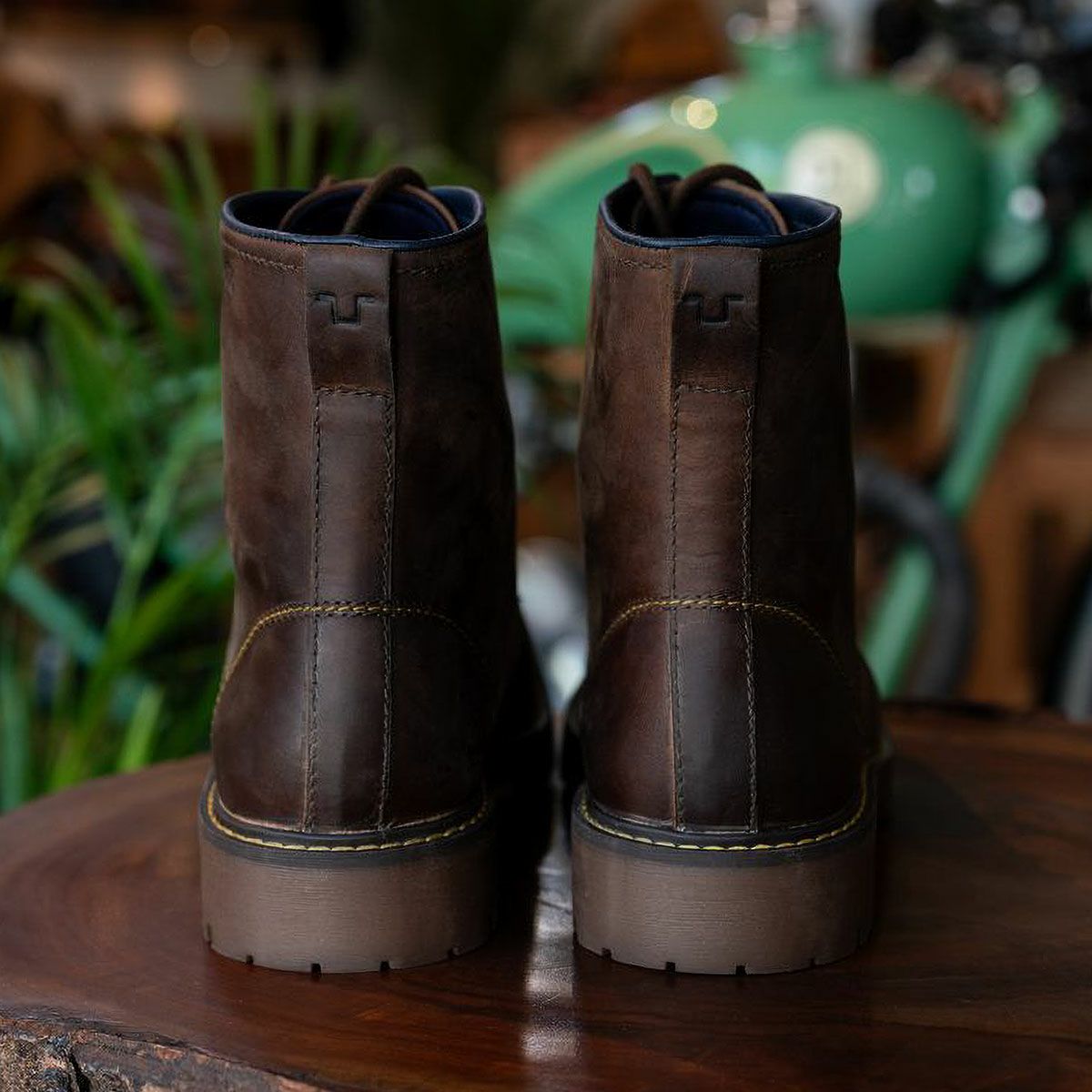 Trip Machine｜ブーツ モックトゥー｜ブーツタイプ｜コーヒーブラウン