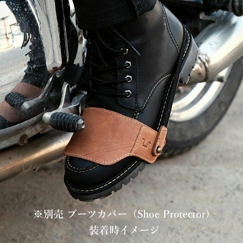 Trip Machine｜ブーツ モックトゥー｜ブーツタイプ｜ブラック｜モデル着用