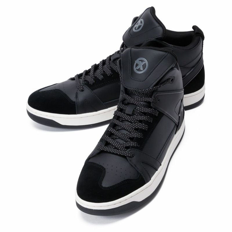 XPD｜モト1 レザー レディ｜スニーカータイプ｜ブラック